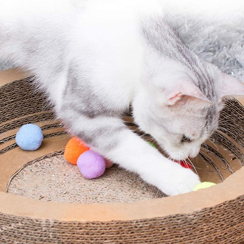 30 Pcs Hüpfendes Ballspielzeug Katzenspielzeugkugeln Pomponbälle Für - Bild 10 von 11