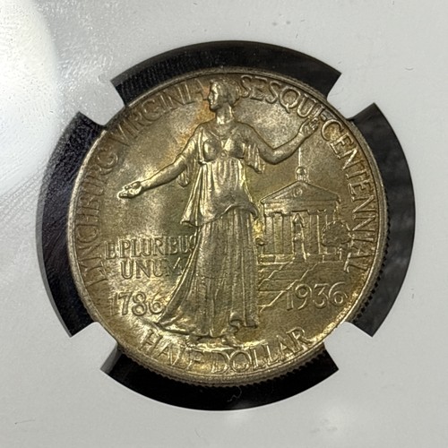 1936 50C Lynchburg Commemorative Half Dollar NGC MS67 - Item#106 - Picture 7 of 9