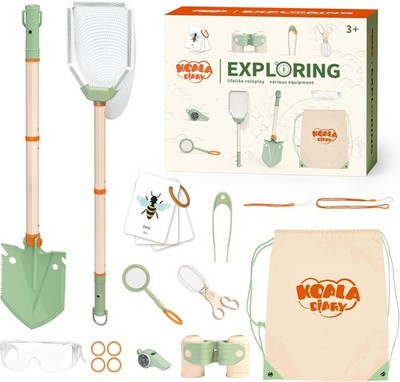 Outdoor Explorer Kit 11-teilig für Kinder, Insektenfang Set Spielzeug