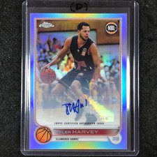 2022-23 Topps Chrome NBL TYLER HARVEY Base Refractor Auto #35 (D)