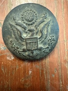 LARGE Early 19th Century button, Eagle And shield, Approximately 1 Inch Diameter