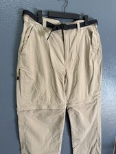 Vintage Nike ACG Zip Off Khaki Hiking Pants Size Men  s Large