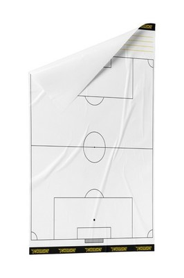 Taktikfolie Fußball   Selbsthaftende Spielfeldfolie für Trainer & Teams - 20 Bl.