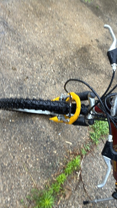 Huffy Mountain Bike 26 in Red/Yellow V-Brake Flat Bar Unisex Adults