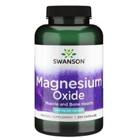 Swanson, Magnesium Oxide Muskeln Knochen 200Mg 250 Kapseln Super Preis