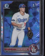 2022 Bowman Draft Sapphire Edition Sean McLain