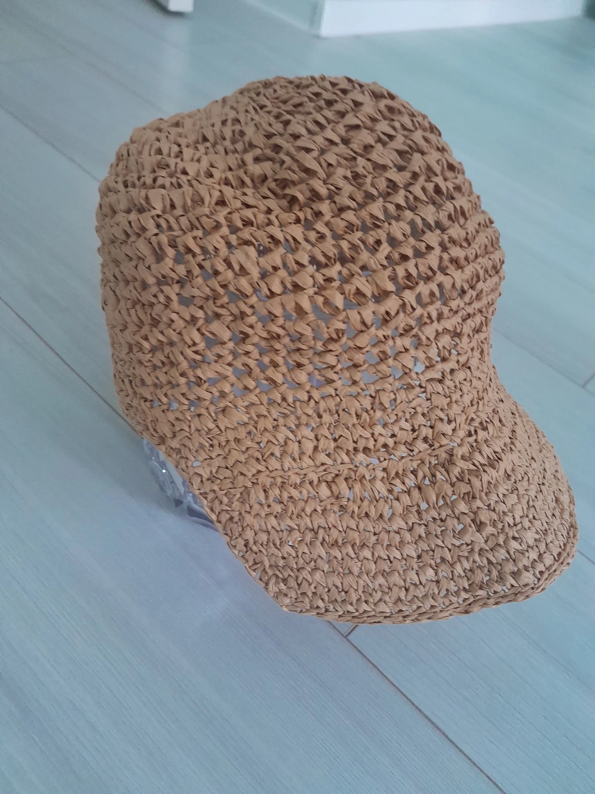 Summer cap handmade unisex self made.raffia