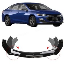 Black For Chevrolet Malibu Front Bumper Chin Lip Spoiler Splitter Body Kit Us Black For Chevrolet Malibu Front Bumper Chin Lip Spoiler Splitter Body Kit Us