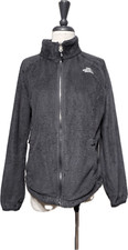 The North Face Women's Black Fleece Full Zip Jacket Size Large