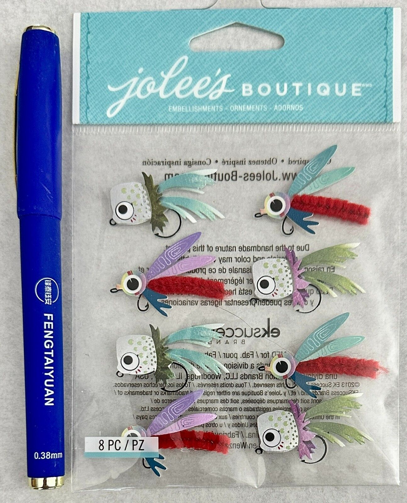Fly Fishing – Scrapbooking Card Stickers (NEW) Jolee's – Ahira