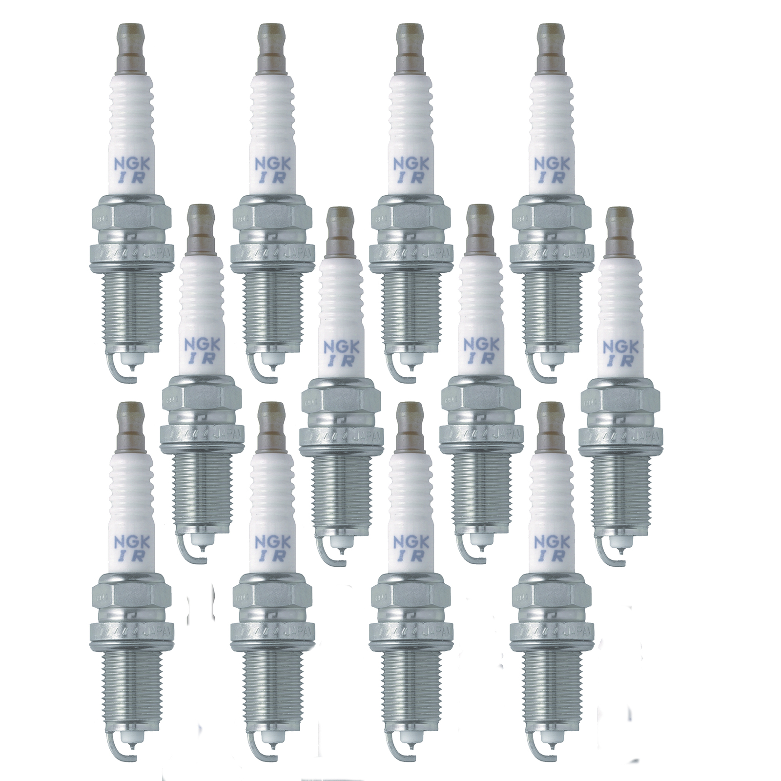 NGK Set of 12 Laser Iridium Spark Plugs 0.040 For Aston Martin DB9 2005 6.0 V12