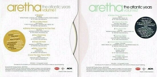 Aretha Franklin - The Atlantic Years Vol 1 & 2 - N/Paper  CD Album - Image 2 of 4