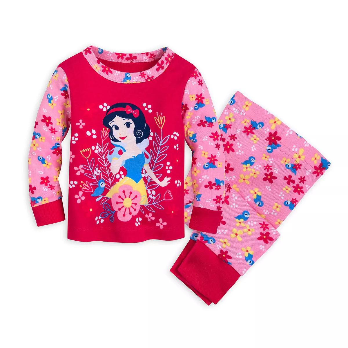 Disney Snow White Princess Pajamas PJ s Baby Girls Size 0 3 6 9 Months