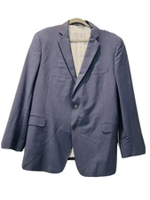 Brooks Brothers Tie & Blazer Men's Blue Pinstripe Wool 46R Explorer Regent Fit