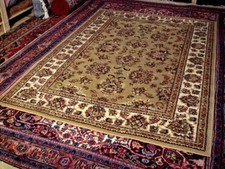 137X200 cm ELEGANTE  TAPPETO DISEGNO ORIENTE NAIN TABRIZ RICCO LIQUIDAZIONE