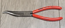 Knipex 8", "S" Shape Curved Tip Long / Needle Nose Pliers Germany #3831200