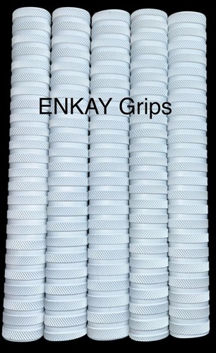 Enkay 10 Stck. weiß Ring Chevron Cricketschläger Griffe Top Qualität & Top Preis