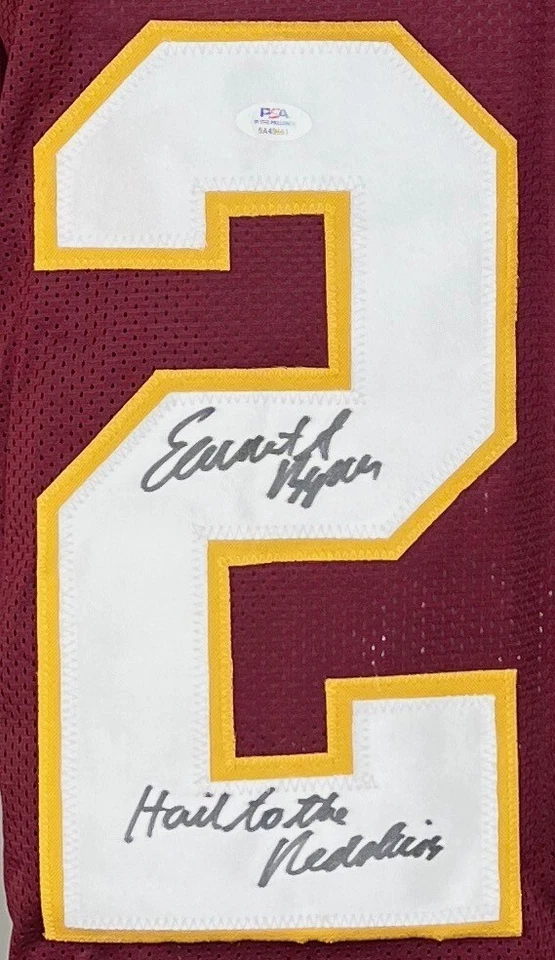 Earnest Byner autographed signed inscribed jersey NFL Washington Redskins PSA - Image 2 of 4