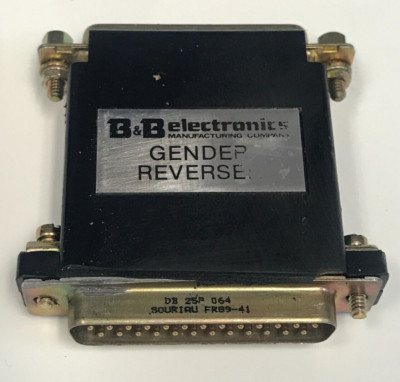 Vintage Gender Reverser Made in USA by B&B Electronics Ottawa Illinois