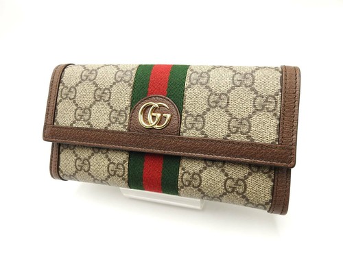 GUCCI Ophidia GG Continental Bifold 