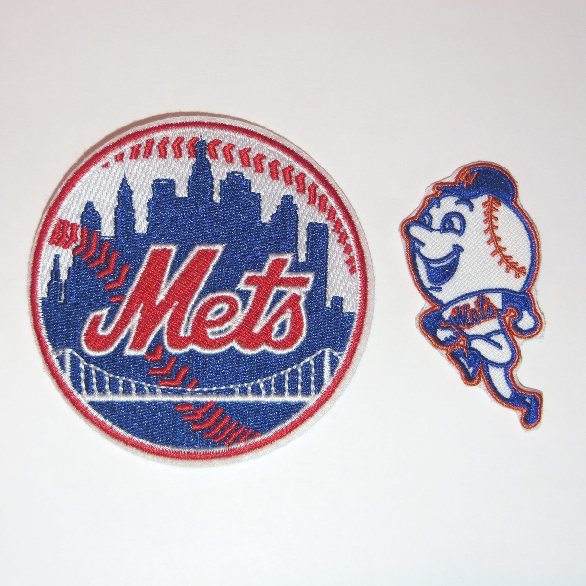 New York Mets MR. MET Team Mascot & Mets Baseball Round Logo