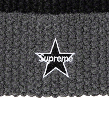 SUPREME ALPINE BEANIE (BLACK) FW20 BIG LOGO NEW ERA CROSS BOX LOGO