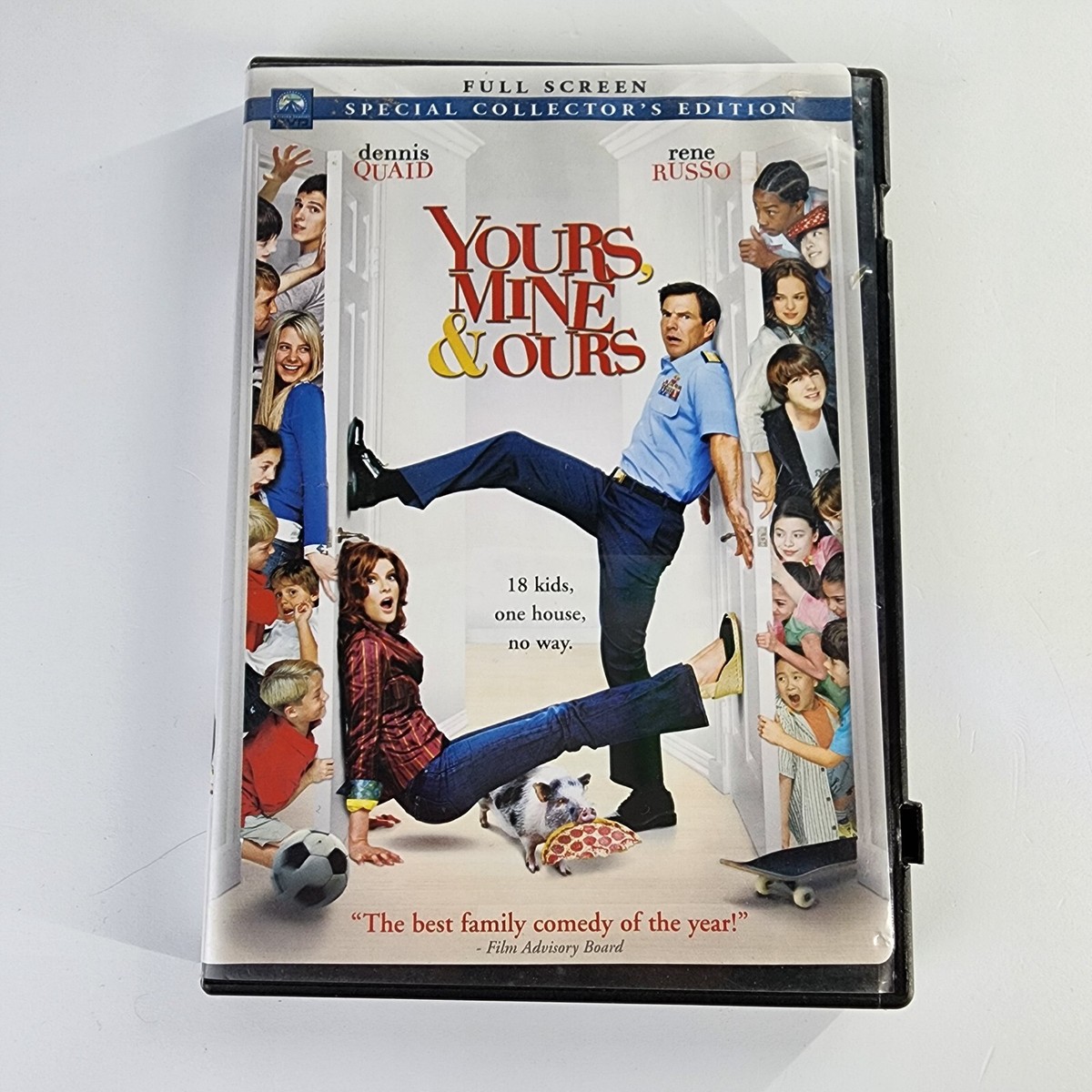 Yours, Mine, Ours (DVD, 2006, Full Frame) Dennis Quaid, Rene Russo