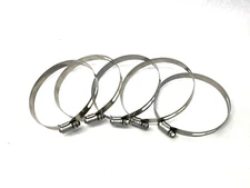 Ideal-Tridon 064 Adjustable Dia. Stainless Steel Hose Clamp 114mm-119mm LOT OF 5