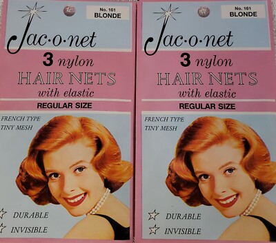 ''buy 1 get 1 free'' Jac O Net  blonde color franch tiny mesh 161 nylon hair 3 net