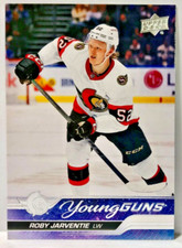 2023-24 UD Extended Series # 705 -  Roby Jarventie - Young Guns Ottawa Senators 
