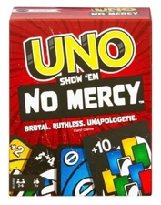 UNO SHOW EM NO MERCY Card Game Mattel New