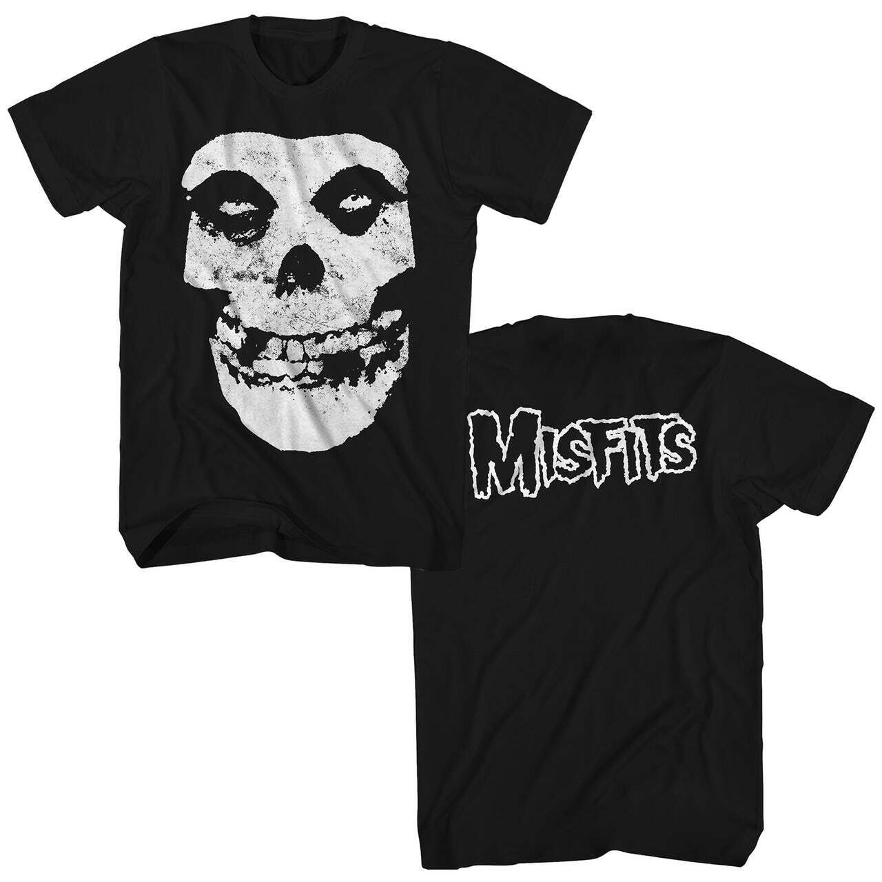 MISFITS CRIMSON GHOST FIEND SKULL T-SHIRT DOUBLE SIDED.