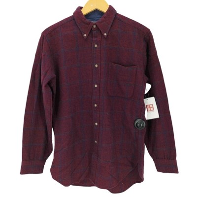 PENDLETON (Pendleton) L S Plaid Wool BD Shirt for Men Used BAZZ-0  