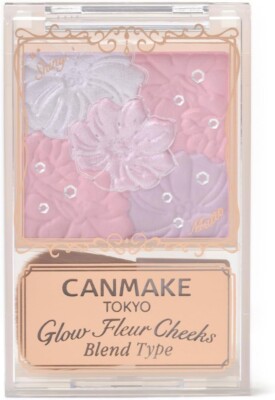 New 2024 Canmake Tokyo Glow Fleur Cheeks Blend Type B03 Made In