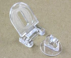 10pcs CLEAR ACRYLIC Perspex Plastic Mount Position Hasp  45mm*25mm