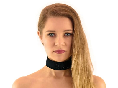 EDD LOVE-TOYS® Deluxe Neopren Puppy Halsband schwarz Hundehalsband BDSM Halsfessel Petplay 5928