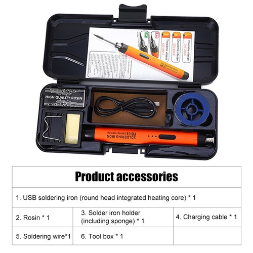 USB Portable Intelligent Soldering Iron Multifunctional Soldering Welding Pen - Picture 3 of 26