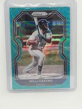Willi Castro 2021 Prizm Baseball - Teal Wave #234 - Detroit Tigers