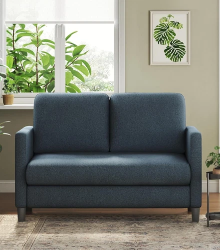 51" Teddy Velvet Sofa Zweisitzer Wohnzimmersofa Wohnzimmermöbel Doppelsofa DE - Bild 33 von 49