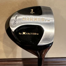 Hammer by X Factor 10° Driver 595mm Hammer SmartShaft Low Torque Super Light