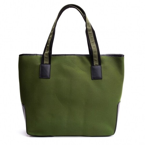 YOSHIE INABA L'EQUIPE Leather Switching Nylon Tote Bag(K-139111) - Picture 4 of 12