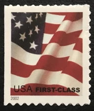 2002 Scott #3624 - (37¢) - FLAG - Booklet Single Stamp - Mint NH