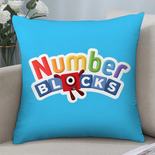 Cartoon N-NumberS BlocksS Pillow Case Short Plush Pillow Covers Cushion Cover - Picture 23 of 30