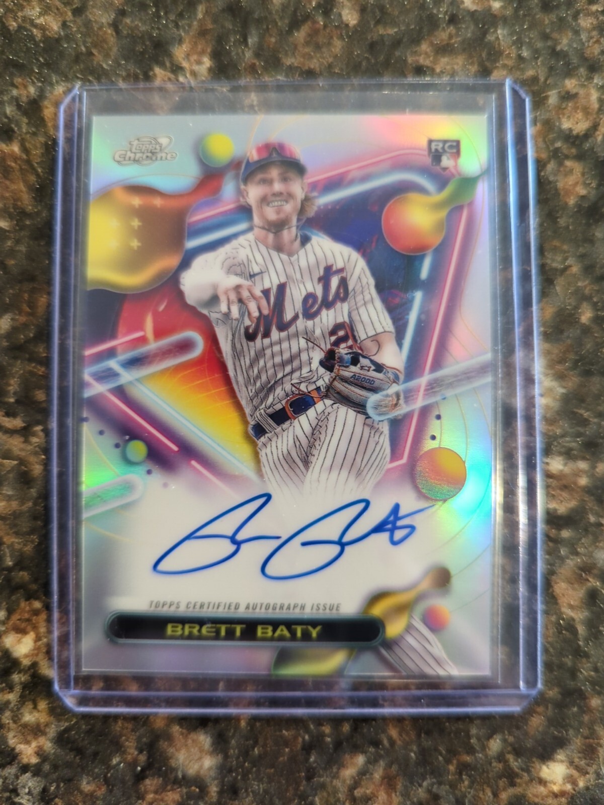 🔥2023 Topps Cosmic Chrome BRETT BATY RC On Card Auto Variation Mets Rookie 🔥