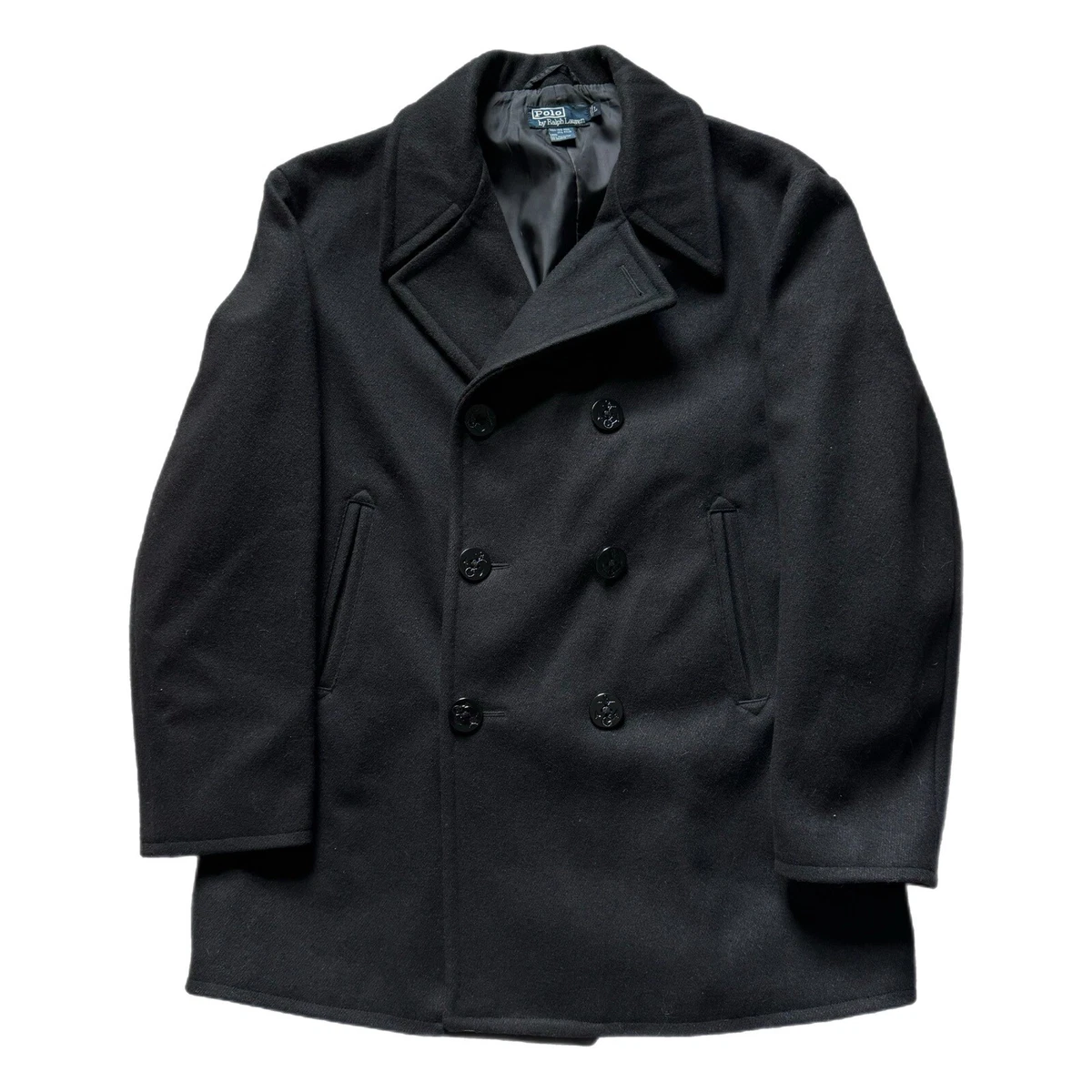 Polo Ralph Lauren Pea Coat Black Coats, Jackets & Vests for Men