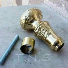 Solid Brass Knob Head Handle FOR Cane Walking Stick Handle Only Handmade