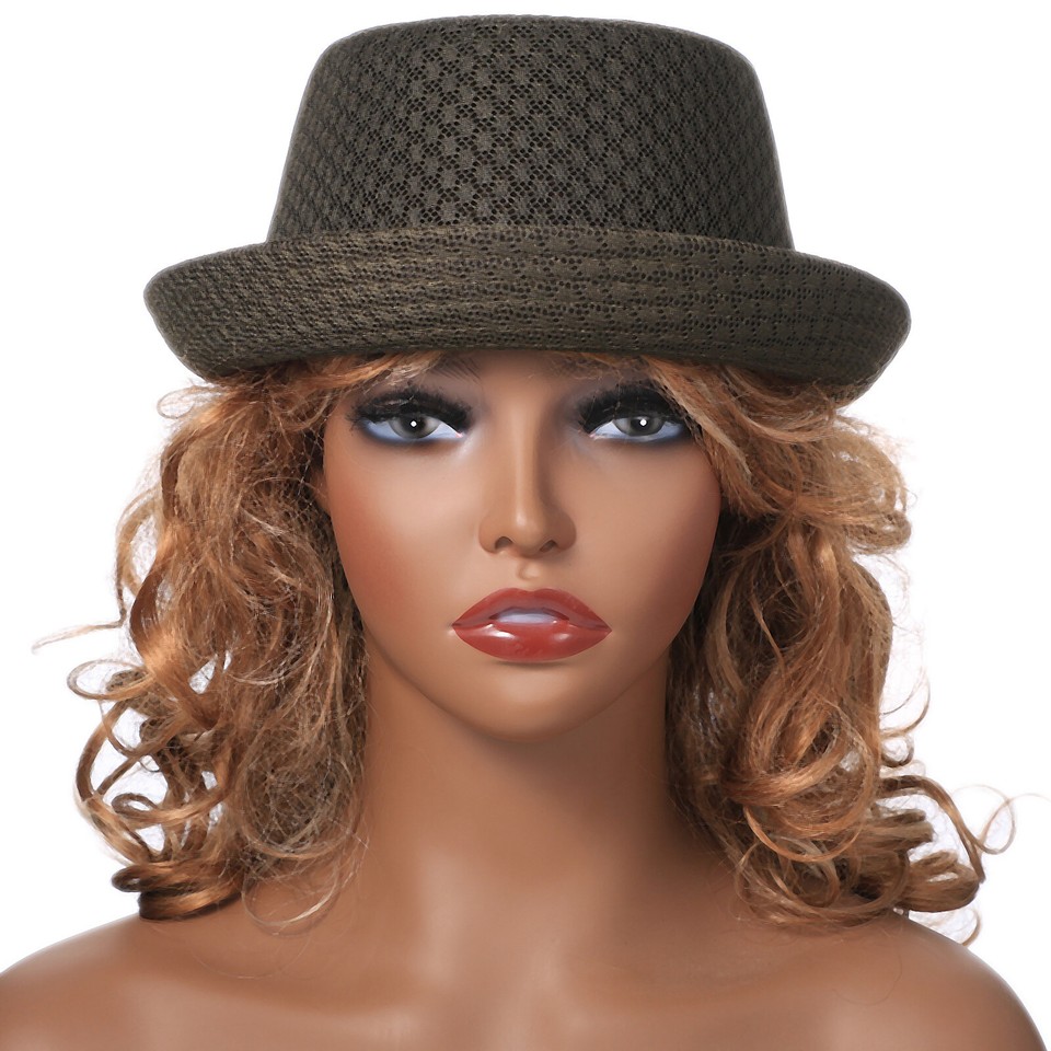 Cappello Da Sole Pork Pie Boater Derby Fedora In Cotone Da Uomo - Foto 10