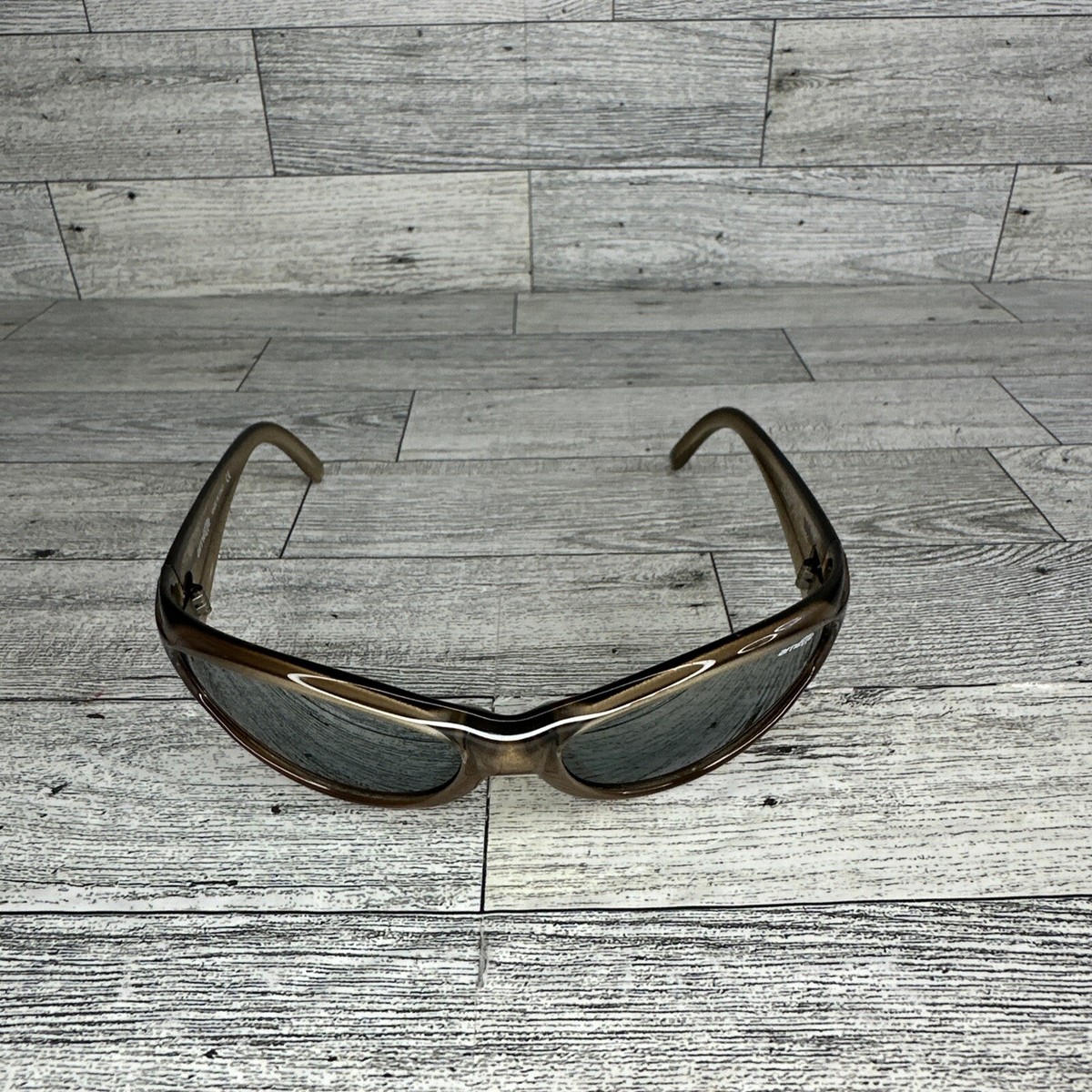 Arnette Deuce 212 118/6C Wrap Brown Smoke Sunglasses Made In Italy