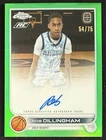 2023 Topps Chrome OTE Rookie Auto Robert Dillingham /75 #CA-RD2 Green Refractor