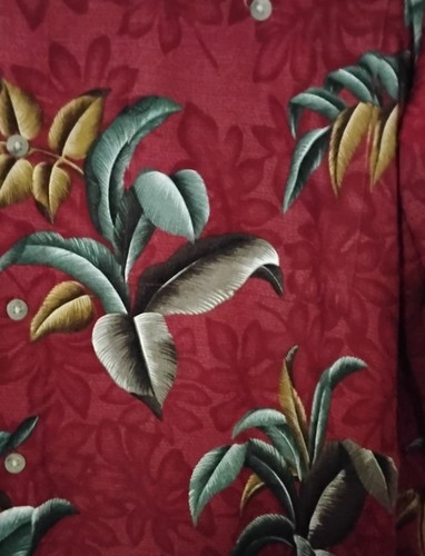 Camisa tropical hawaiana de manga corta XL para hombre Croft y carretilla 54" PECHO 31" LARGO - Imagen 3 de 3
